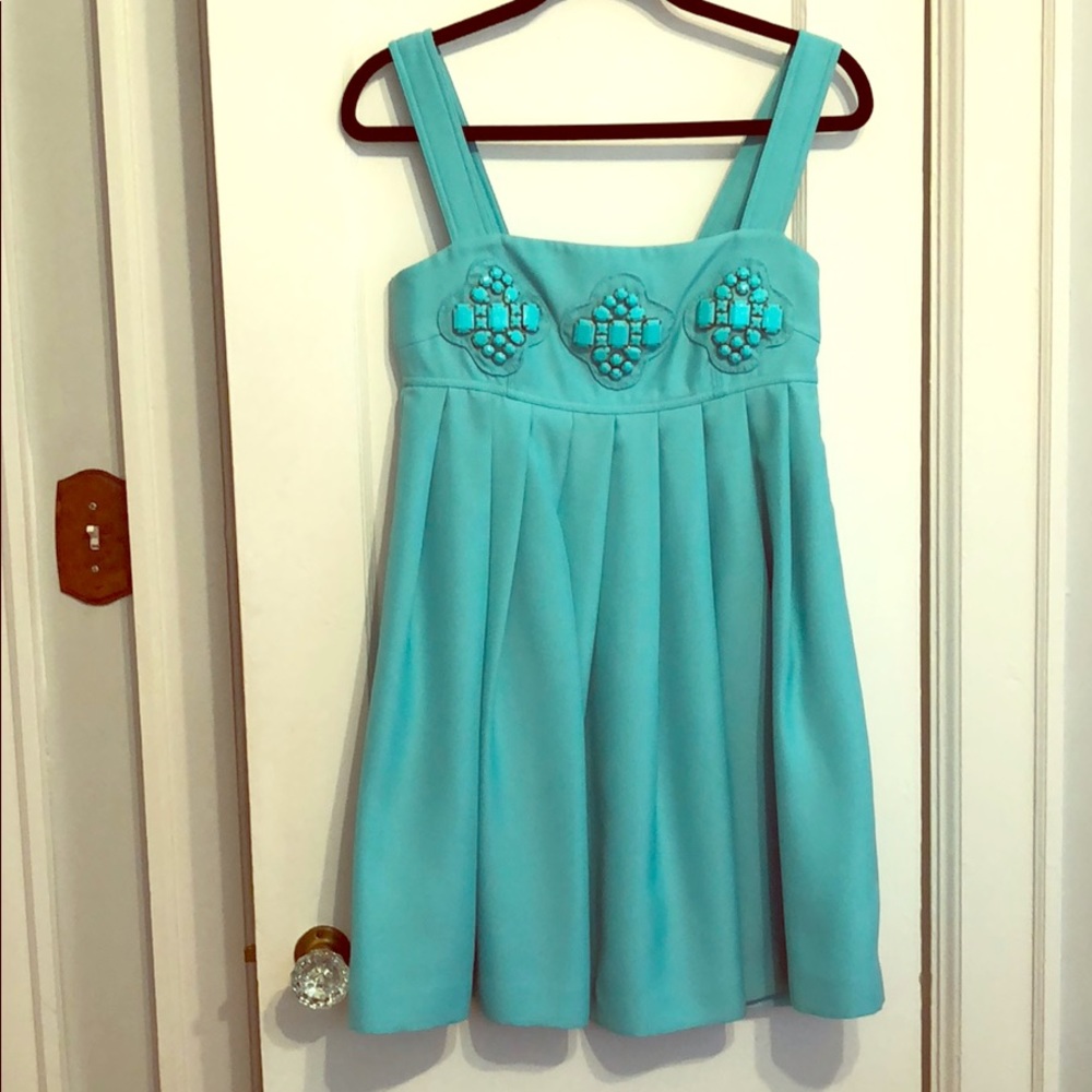 KARTA teal mini dress - size small